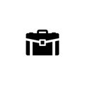 Briefcase vector icon Royalty Free Stock Photo